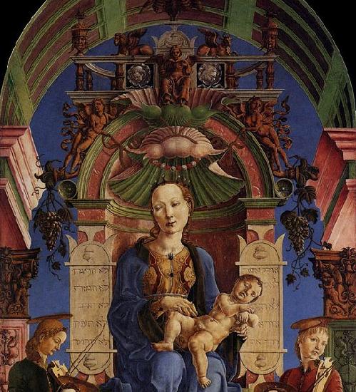 Cosme Tura Madonna with the Child Enthroned oil painting image
